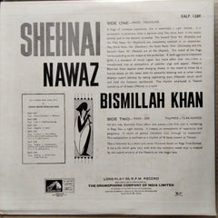 Shehnai Nawaz Bismillah Khan - Raga Malkauns • Raga Des-Tilak Kamod (Vinyl)