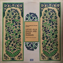 Ustad Alla Rakha* And Zakir Hussain - Percussion From India (Tabla In Solo And Duet) (Vinyl)