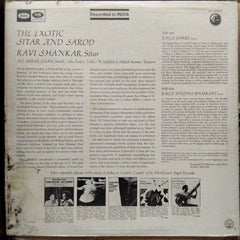 Ravi Shankar, Ali Akbar Khan - The Exotic Sitar And Sarod (Vinyl)