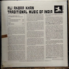 Ali Akbar Khan  - Traditional Music Of India (Vinyl)