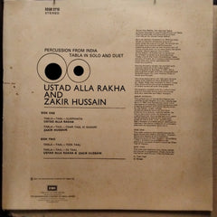Ustad Alla Rakha* And Zakir Hussain - Percussion From India (Tabla In Solo And Duet) (Vinyl)