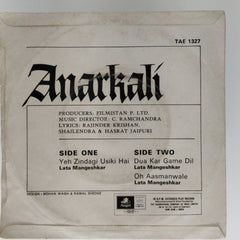 C. Ramchandra - Anarkali (45-RPM)