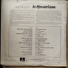 Geeta Dutt  - In Memoriam (Vinyl)