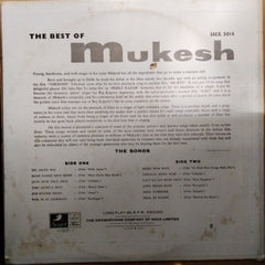 Mukesh  - The Best Of Mukesh (Vinyl)