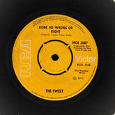 The Sweet - Done Me Wrong or Right / Co-Co (45-RPM)
