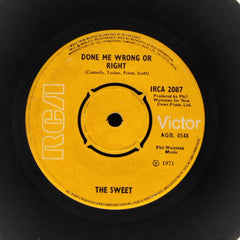 The Sweet - Done Me Wrong or Right / Co-Co (45-RPM)
