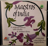 Pt. Hariprasad Chaurasia, Ustad Allarakha, Pt. Shivkumar Sharma, Dhruba Ghosh, Vishwa Mohan Bhatt, Sangeeta Shankar - Maestros of India (CD)
