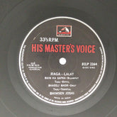 Bhimsen Joshi - Raga - Lalat / Raga - Shudh-Kalyan (Vinyl)