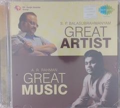 S P Balasubramanyam, A. R. Rahman - Great Artist, Great Music (CD)