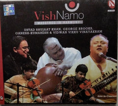 Ustad Shujaat Khan, George Brooks, Ganesh-Kumaresh, Vidwan Vikku Vinayakram - VishNamo (CD)