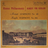 Vienna Philharmonic, Herbert von Karajan - Mozart Symphony No. 40 / Haydn Symphony No. 104 (Vinyl)