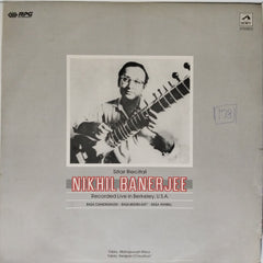 Nikhil Banerjee - Sitar Recital (Vinyl)