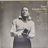 Tony Bennett - Tony's Greatest Hits Volume III (Vinyl)