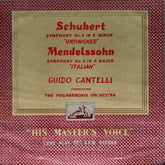 Guido Cantelli - Symphony No. 8 in B Minor "Unfinished" / Symphony No. 4 in A Major "Italian" (Vinyl)
