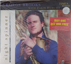 George Brooks with Zakir Hussain - Night Spinner (CD)