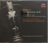 The Academy of Ancient Music, Christopher Hogwood - Albinoni 12 Concertos, op.9 (CD)