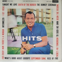 Tony Martin - Tony Martin's Greatest Hits (Vinyl)