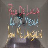 Paco De Lucia, Al Di Meola, John McLaughlin - The Guitar Trio (Vinyl)
