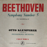 Otto Klemperer, Philharmonia Orchestra - Symphony Number 5 in C Minor Op. 67 (Vinyl)