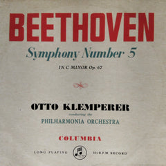 Otto Klemperer, Philharmonia Orchestra - Symphony Number 5 in C Minor Op. 67 (Vinyl)