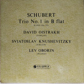 David Oistrakh, Sviatoslav Knushevitzky, Lev Oborin - Schubert Trio No. 1 in B flat (Vinyl)