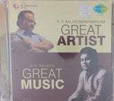 S. P. Balasubrahmanyam, A. R. Rahman - Great Artist Great Music (CD)