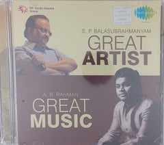 S. P. Balasubrahmanyam, A. R. Rahman - Great Artist Great Music (CD)
