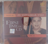 Pt. Vidyadhar Vyas - First Time on CD (CD)