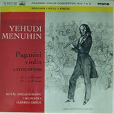 Yehudi Menuhin - Paganini Violin Concertos Nos. 1 & 2 (Vinyl)