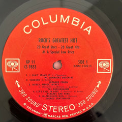 Various - Rock's Greatest Hits - 20 Great Stars - 20 Great Hita At A Special Low Price (Vinyl) (2)