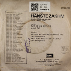 Madan Mohan - Hanste Zakhm (45-RPM)