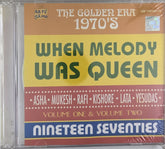 Asha, Mukesh, Rafi, Kishore, Lata, Yesudas - The Golden Era 1970's: When Melody Was Queen - Volume One & Volume Two (CD) (2)