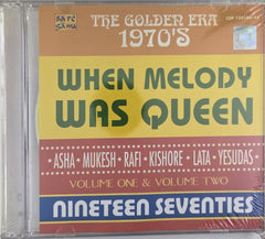 Asha, Mukesh, Rafi, Kishore, Lata, Yesudas - The Golden Era 1970's: When Melody Was Queen - Volume One & Volume Two (CD) (2)
