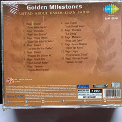 Abdul Karim Khan - Golden Milestones (CD)