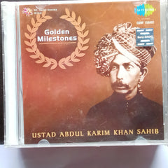 Abdul Karim Khan - Golden Milestones (CD)