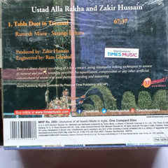 Alla Rakha And Zakir Hussain - Tabla Duet In Teental (CD)