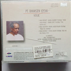 Bhimsen Joshi - Ragas Patdeep, Jaunpuri, Bhairavi (CD)