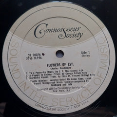 Yvette Mimieux & Ustad Ali Akbar Khan - Baudelaire’S Flowers Of Evil (Les Fleurs Du Mal) (Vinyl)