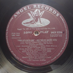 Lata Mangeshkar  - From Lata With Love - Her Twelve Golden Hits (Vinyl)