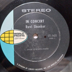 Ravi Shankar - India'S Most Distinguished Musician In Concert (Vinyl)