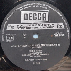 Richard Strauss, Los Angeles Philharmonic*, Zubin Mehta - Also Sprach Zarathustra (Vinyl)