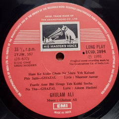 Ghulam Ali  - Live Concert Vol 1 (Vinyl)