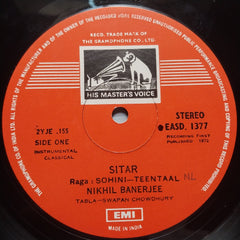 Nikhil Banerjee  - Raga Soheni / Raga Megh (Vinyl)