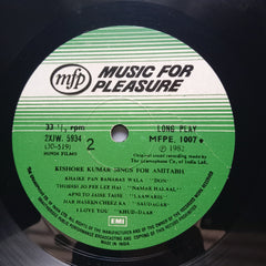 Kishore Kumar  - Kishore Kumar Sings For Amitabh Bachchan (Vinyl)