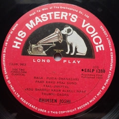 Bhimsen Joshi - Miya Ki Todi / Puriya Dhanashri / M. Gara Thumri (Vinyl)