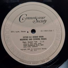 Ustad Ali Akbar Khan - Morning And Evening Ragas (Vinyl)
