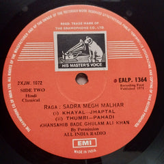 Ustad Bade Ghulam Ali Khan* - Great Master, Great Music (Vinyl)