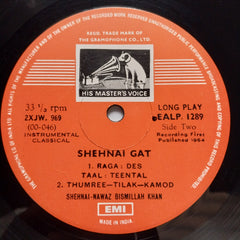 Shehnai Nawaz Bismillah Khan - Raga Malkauns • Raga Des-Tilak Kamod (Vinyl)