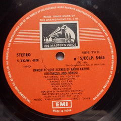 Khaiyyaam*, Sahir*, Sagar Sarhadi - The Immortal Love Scenes Of Kabhi Kabhie (Vinyl)