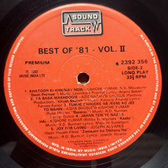 Various  - Best Of 1981 - Vol. II (Vinyl)